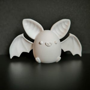 Fatty Batty - Niedliche 3D gedruckte Fledermaus Figur mit Teelicht, Halloween Dekoration