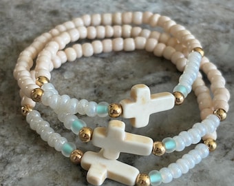 Cross Stretch Bracelet