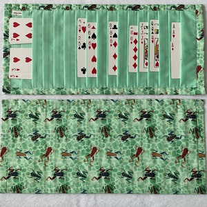 Card Mats/ Organizers- frogs
