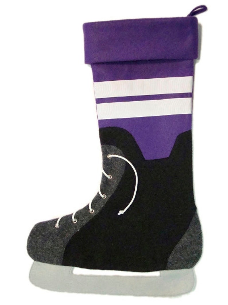 HOCKEY stocking with FREE embroidered name image 2