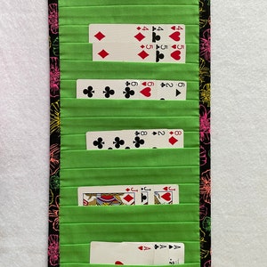 Card Mats/ Organizers - neon flowers