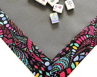 Mah Jongg table mats- stain glass