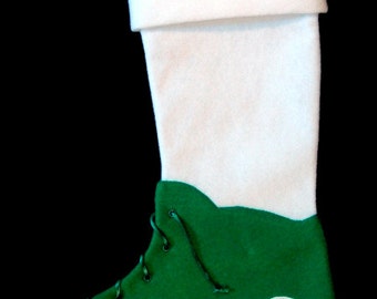 BASKETBALL  themed stocking with FREE  embroidered names