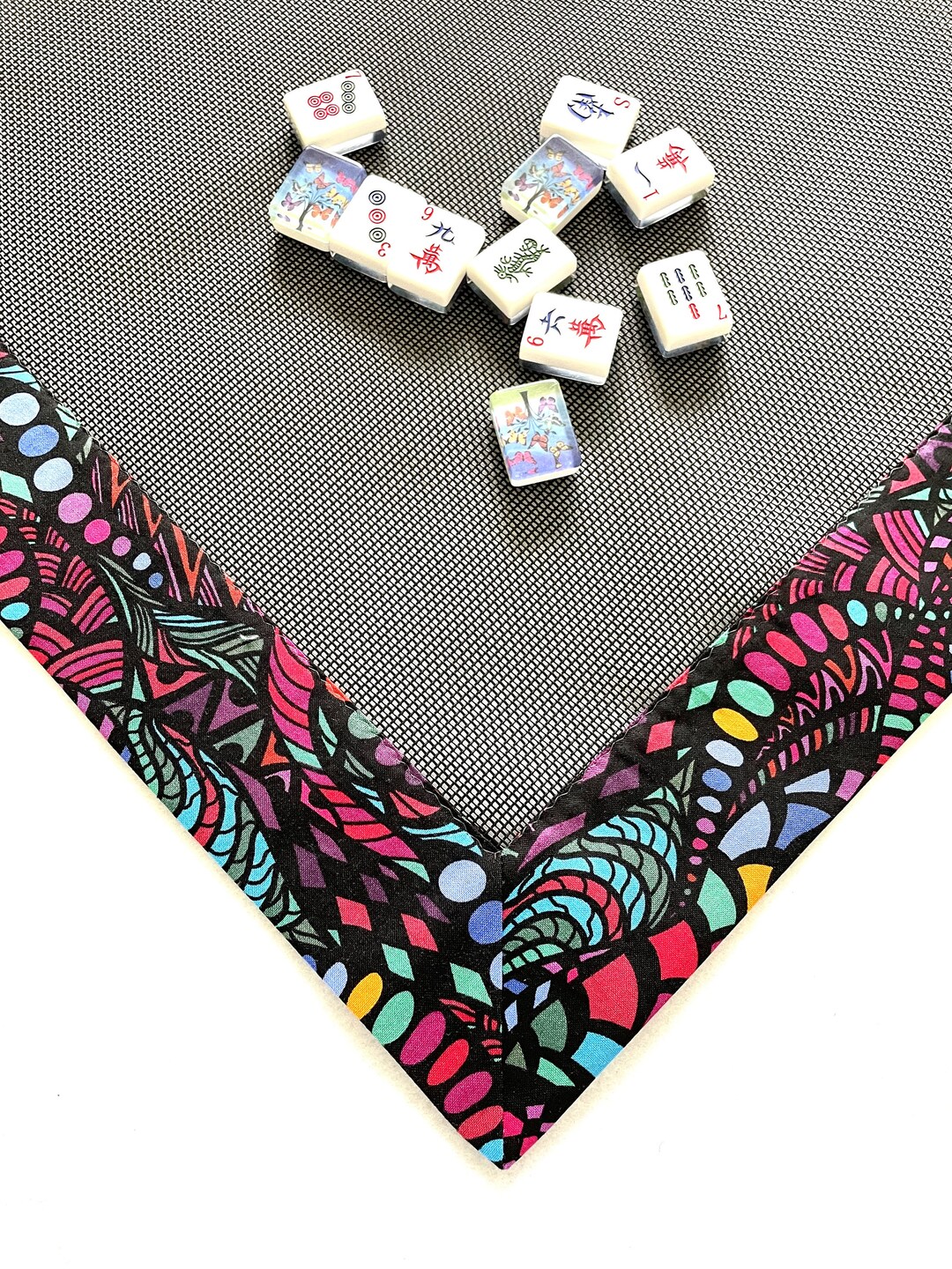 Mah Jongg Table Mats Stain Glass Etsy