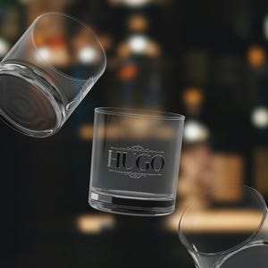 Personalized Rock Glass | Personal Whiskey Glass, Groomsmen Gifts Personalized Whiskey Glasses, Whiskey Lover Gifted, Whiskey Gifted