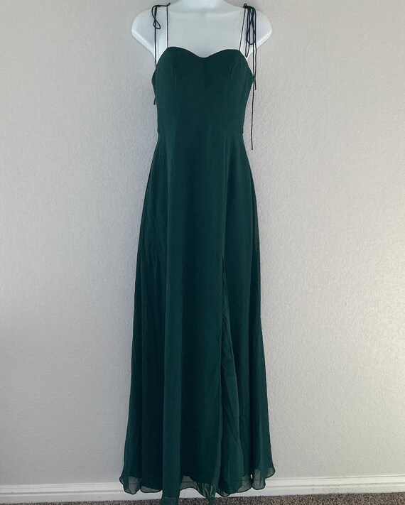 azazie emerald green bridesmaid dresses Kelly Green Maxi Dress – Shop at the Mix main image 0