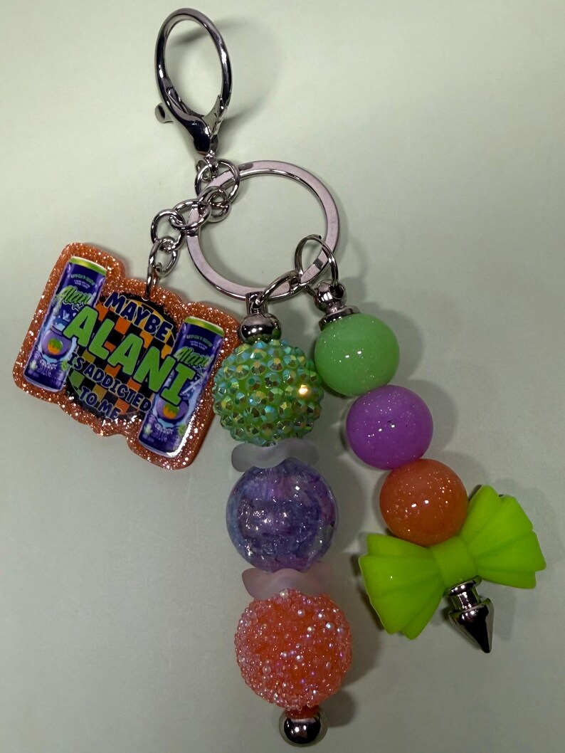 Addicted Alani Beaded Keychain - Etsy