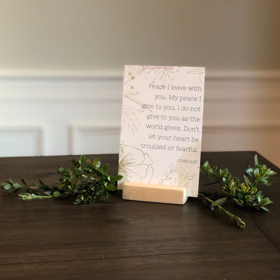 A Year Of Peace Comfort Scripture Memory Verse Cards Set Etsy