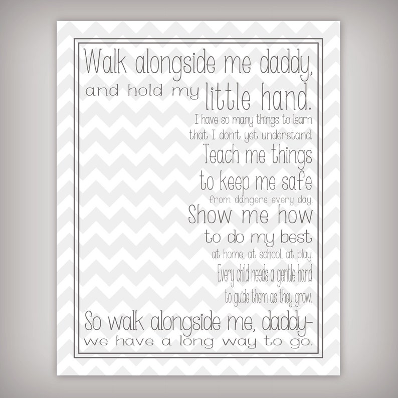 Stroll Together with Me, Daddy - 8x10 Electronic Artwork Print - Instantaneous Obtain - Customise with your childs prints - Present for refreshing Father - Printable graphic relating to Walk With Me Daddy Poem Printable titled Stroll Together with Me, Daddy - 8x10 Electronic Artwork Print - Immediate Obtain - Customize with your childs prints - Present for contemporary Father - Printable