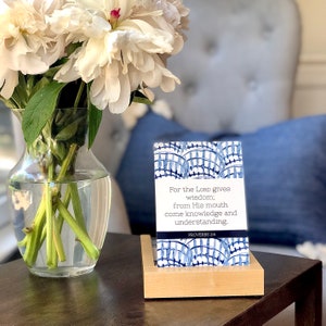 A Year of Wisdom & Guidance Scripture Memory Verse Cards | Set of 52 Cards | Christian Gift for Men | Gift for Grads | Gift for Him