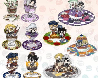 Dr. Stone Dessert Acrylic Standees: Ishigami, Gen, Stanley, Xeno, Ryusui, Sai (8cm)