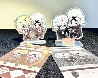 DCST StanXeno holographic Acrylic standees: King and knight, Steampunk