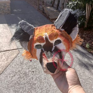 Spotted hyena Therian mask!