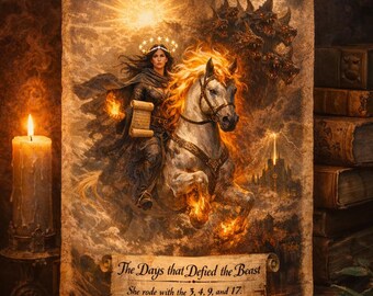 The Days that Defied the Beast – download digitale scroll (PNG + pdf)