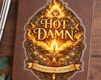 Hot Damn: Flamekeeper Affirmed – digitale sticker, png