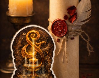 De Ampersandfontein — Opgerolde Flamekeeper-rol + Transparante sticker + Bedrukte inlegvel