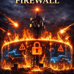 Sigillo di protezione digitale, arte di protezione spirituale, simbolo di protezione, scudo energetico, decorazione murale occulta, Firewall Flamekeeper PNG