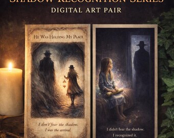 Schaduwherkenningsserie – paar digitale kunst