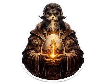 Ik ben de walrus (gebarsten) – digitale sticker, png