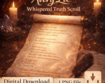 Avery LIL Whispered Truth – digitale scroll (PNG)
