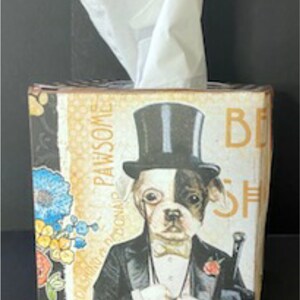Tissue Box Cover, 5X4.25X4.5 (approx)