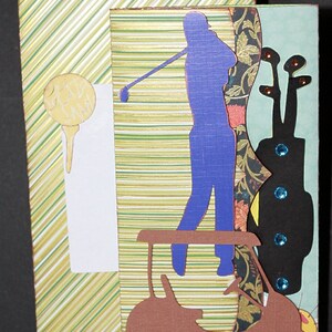 Man, Women Golf Card, SVG Cutting File Kit