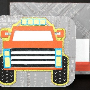Monster Truck Pop-Up Birthday Card and Box Kit, SVG Cutting Files