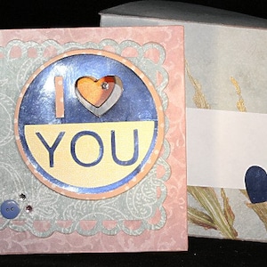 I Heart You Card, SVG Cutting File Kit