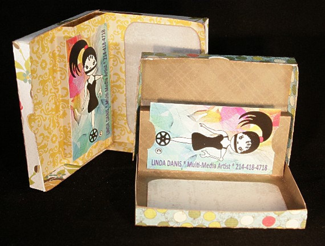 Popup Gift Card Box, SVG Files Kit Etsy