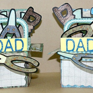 Download Father's Day Tool Box Card Kit SVG Cutting Files | Etsy