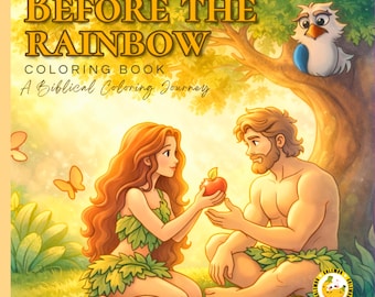 Before the Rainbow - Black Outline Edition - Full coloring book