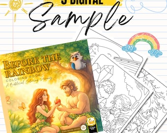 5 SAMPLE- Before the Rainbow - Black Outline Edition