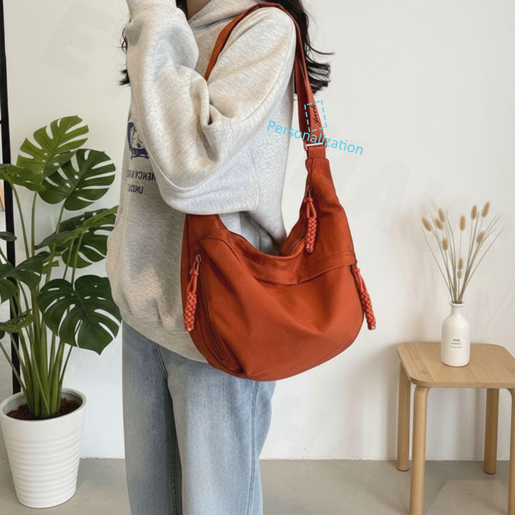 Nylon Crescent Bag - Etsy Canada