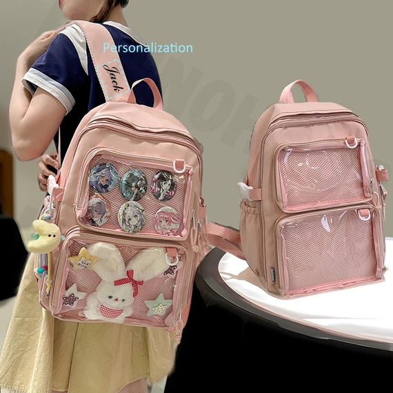Ita Bag Backpack, Customizable Badge Bag, Versatile Ita Bag 