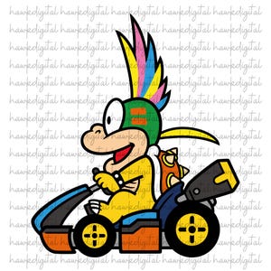 Mario Kart Inspired Sticker | Waterproof Vinyl Decal for Gamers | Retro Gaming Gift | Cute Car Sticker | Nerdy Decor