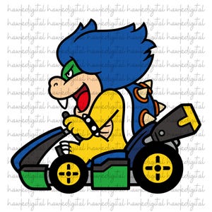 Mario Kart Inspired Sticker | Waterproof Vinyl Decal for Gamers | Retro Gaming Gift | Cute Car Sticker | Nerdy Decor