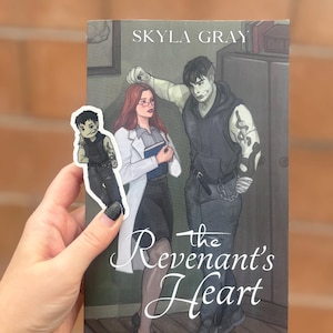 Monster Research Facility Book 2: The Revenant&#39;s Heart - a monster romance novel by Skyla Gray - signed paperback with sticker