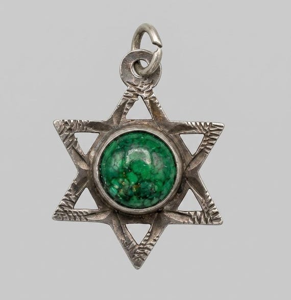 Silver Star of David pendant