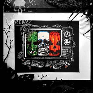 Halloween III: Season of the Witch Inspired Art Print - Vintage Horror Fan Art