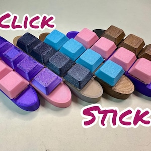 Click Stick Fidget Toy: 4-Key Tactile Clicker