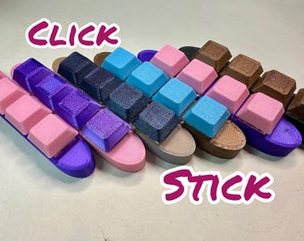 Click Stick Fidget Toy: 4-Key Tactile Clicker
