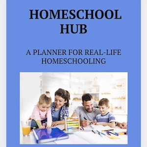 Homeschool Tracker | Lesson Planner | Student Progress Record | Attendance Log | Printable Homeschool Planner | Education Organizer PDF