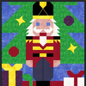 Nutcracker Quilt Pattern: Quick and Easy Holiday project (PDF)