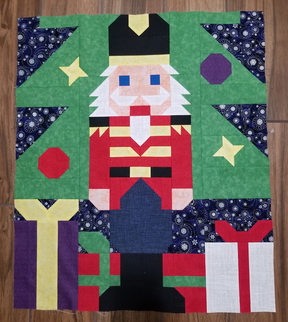 Nutcracker Quilt Pattern With Multiple Sizes 24x28 36x42 Etsy
