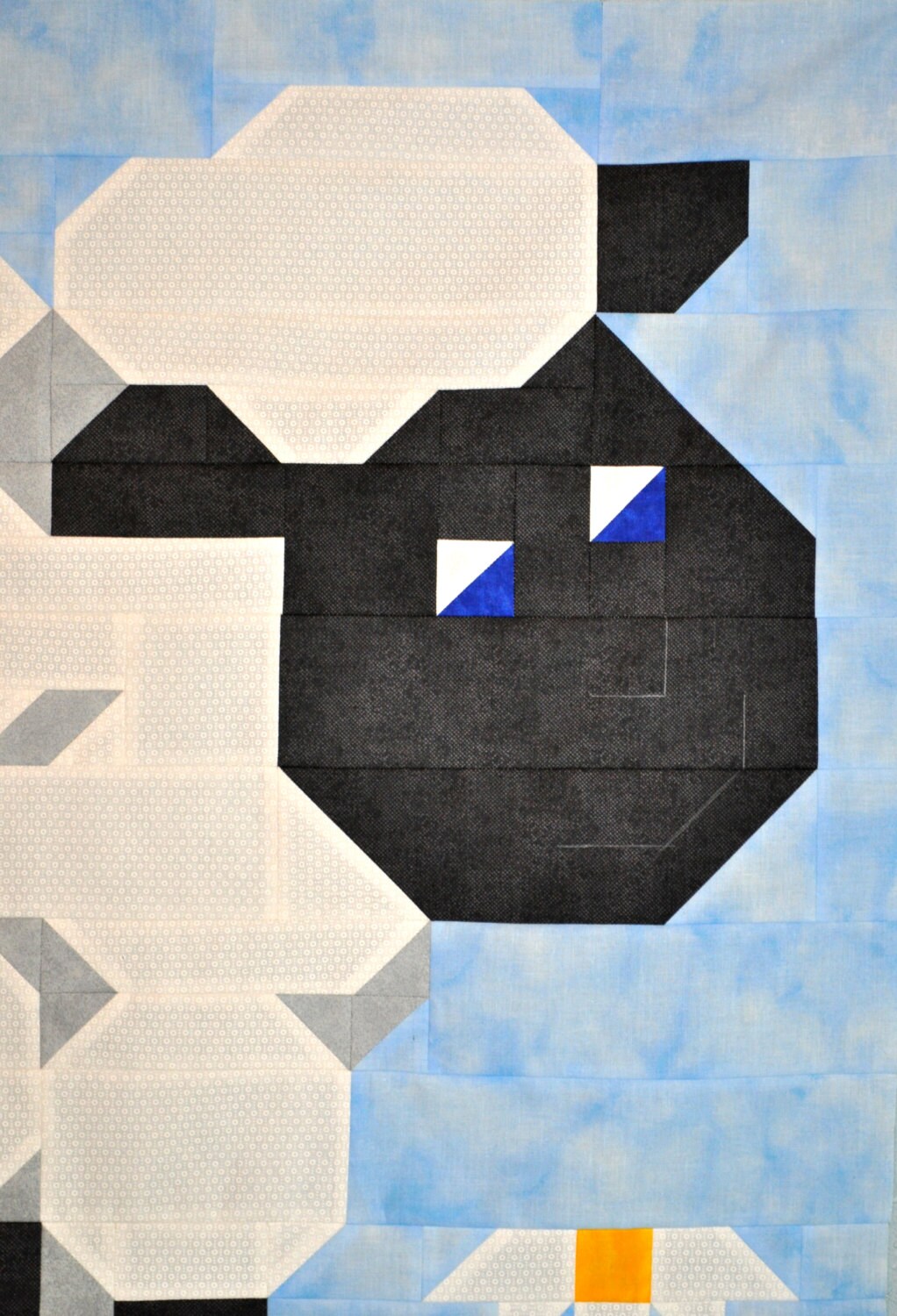 Lamb Baby Quilt Pattern Multiple Sizes 36x42 With 24x28 and Etsy