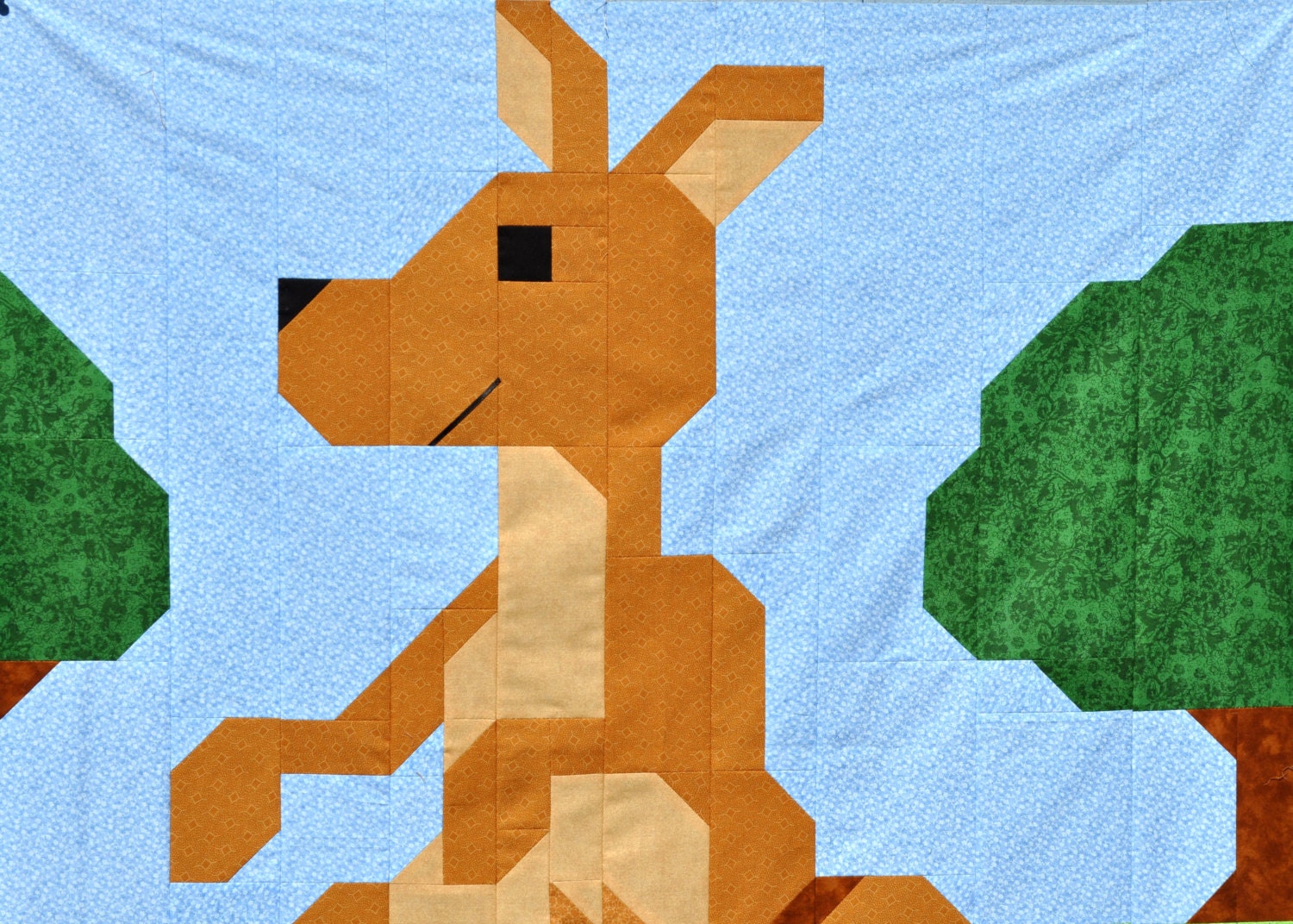 Kangaroo Baby Quilt Pattern PDF Instant Download Comes in Etsy