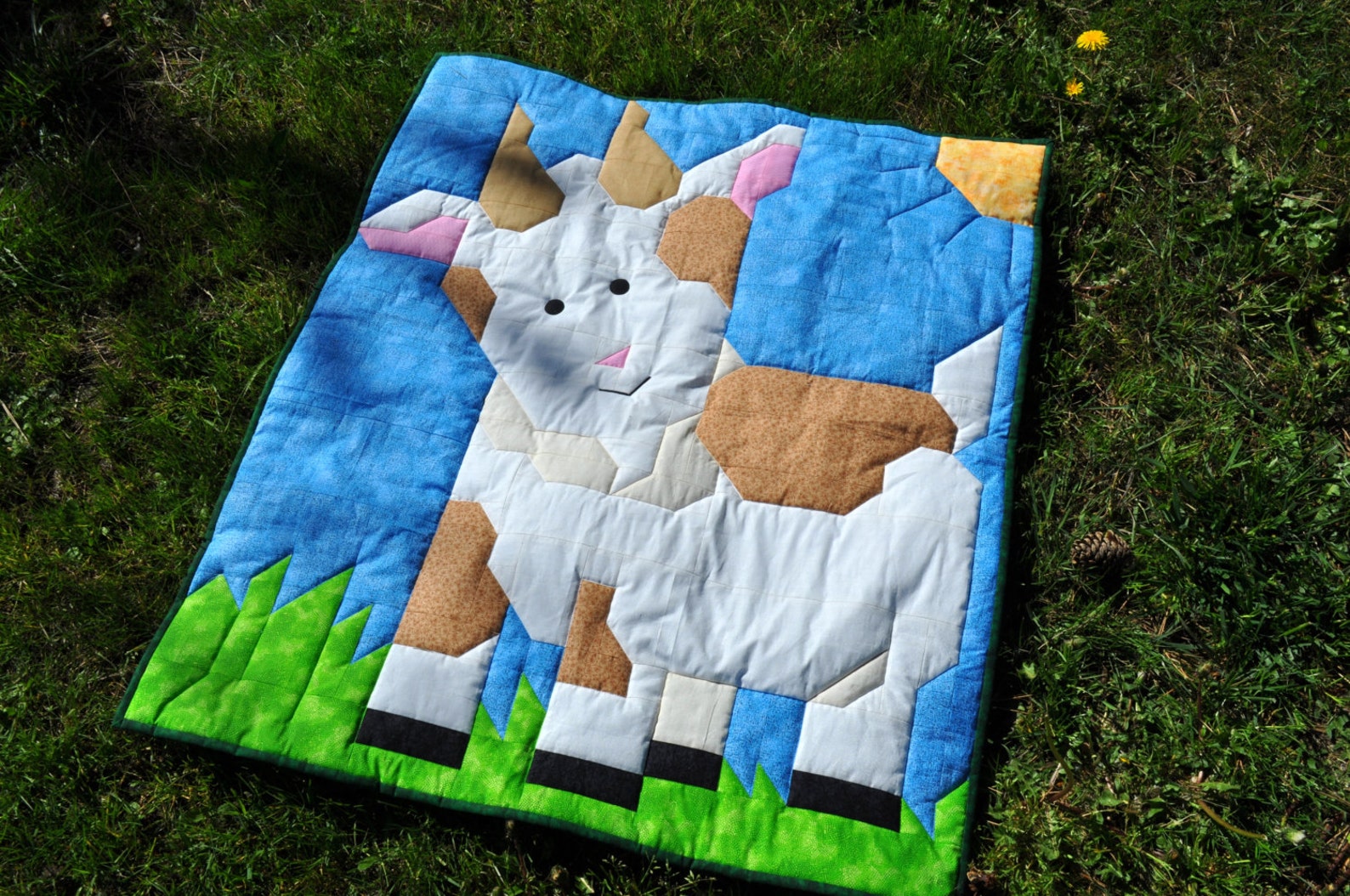 Billy Goat Baby Quilt pattern as PDF Etsy