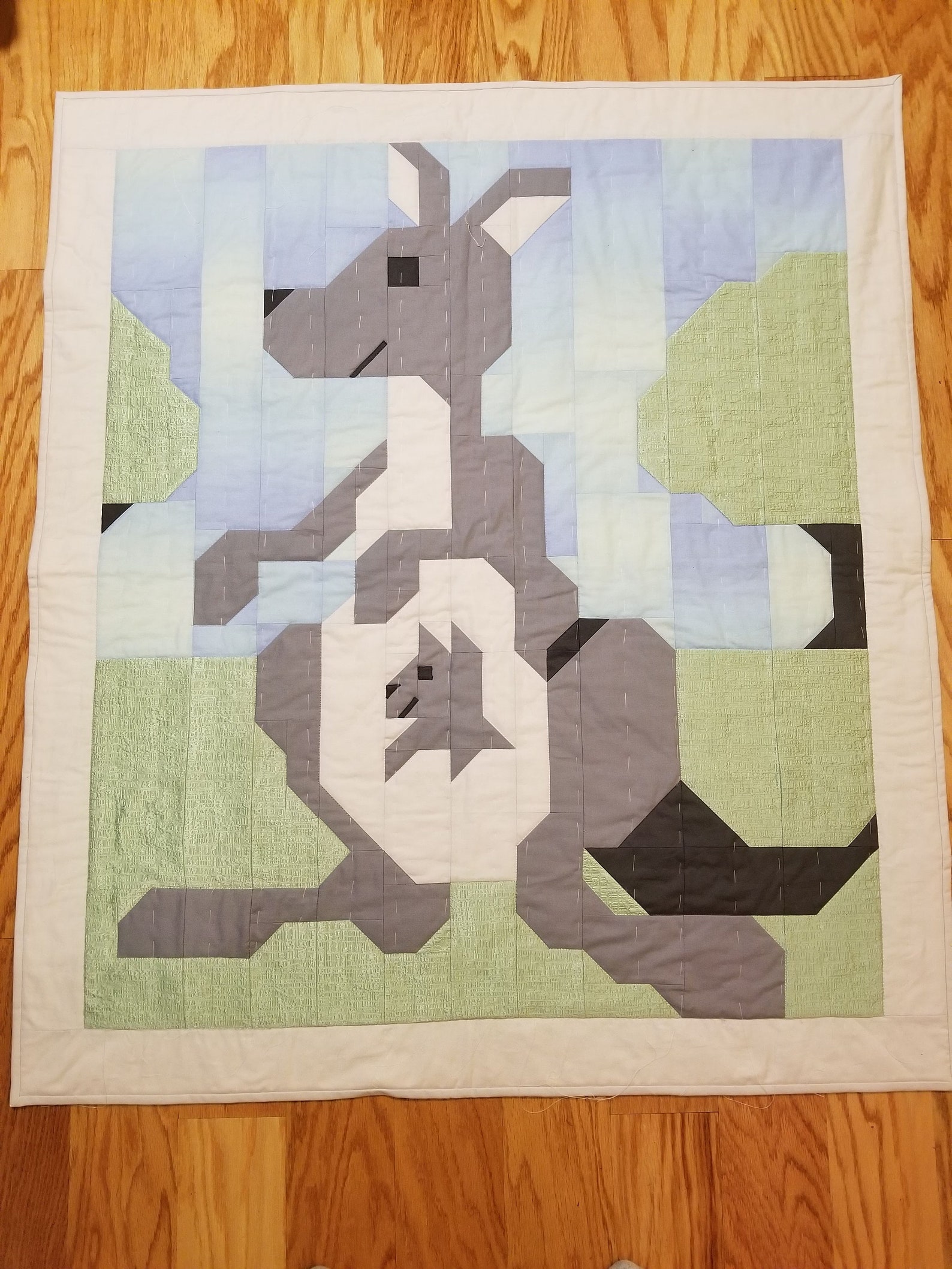 Kangaroo Baby Quilt Pattern PDF Instant Download Comes in Etsy