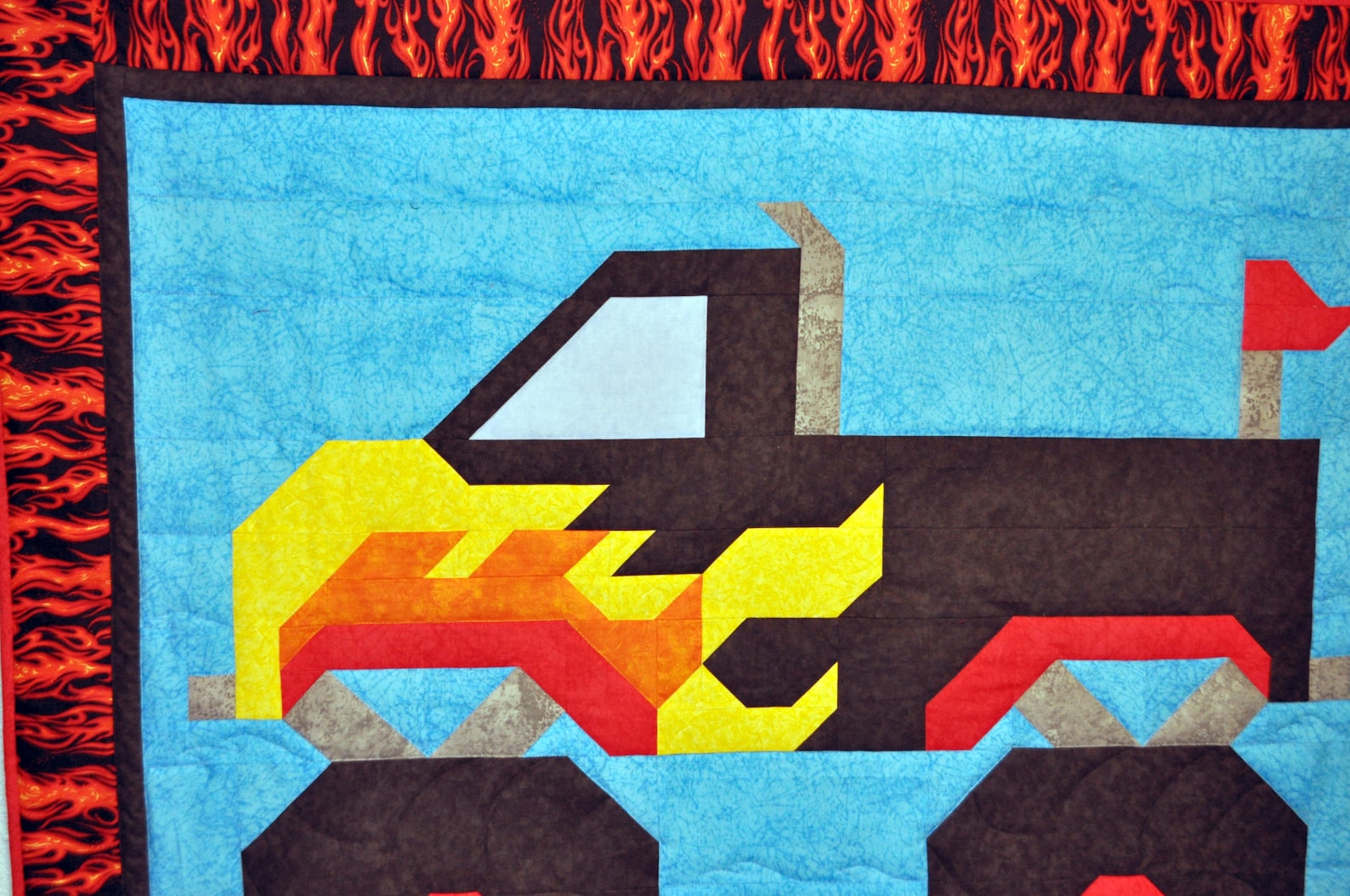 Monster Truck Quilt Pattern Multiple Sizes for Baby and Big Etsy