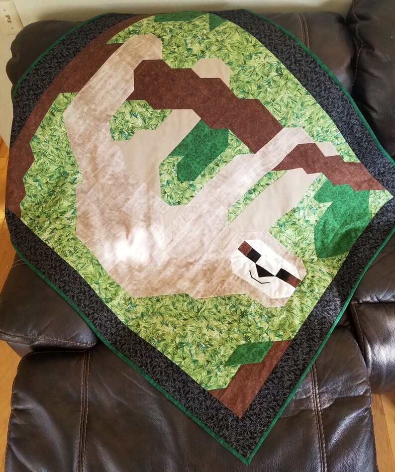 Sloth Quilt Pattern Instant Download PDF 3 Sizes: Baby - Etsy